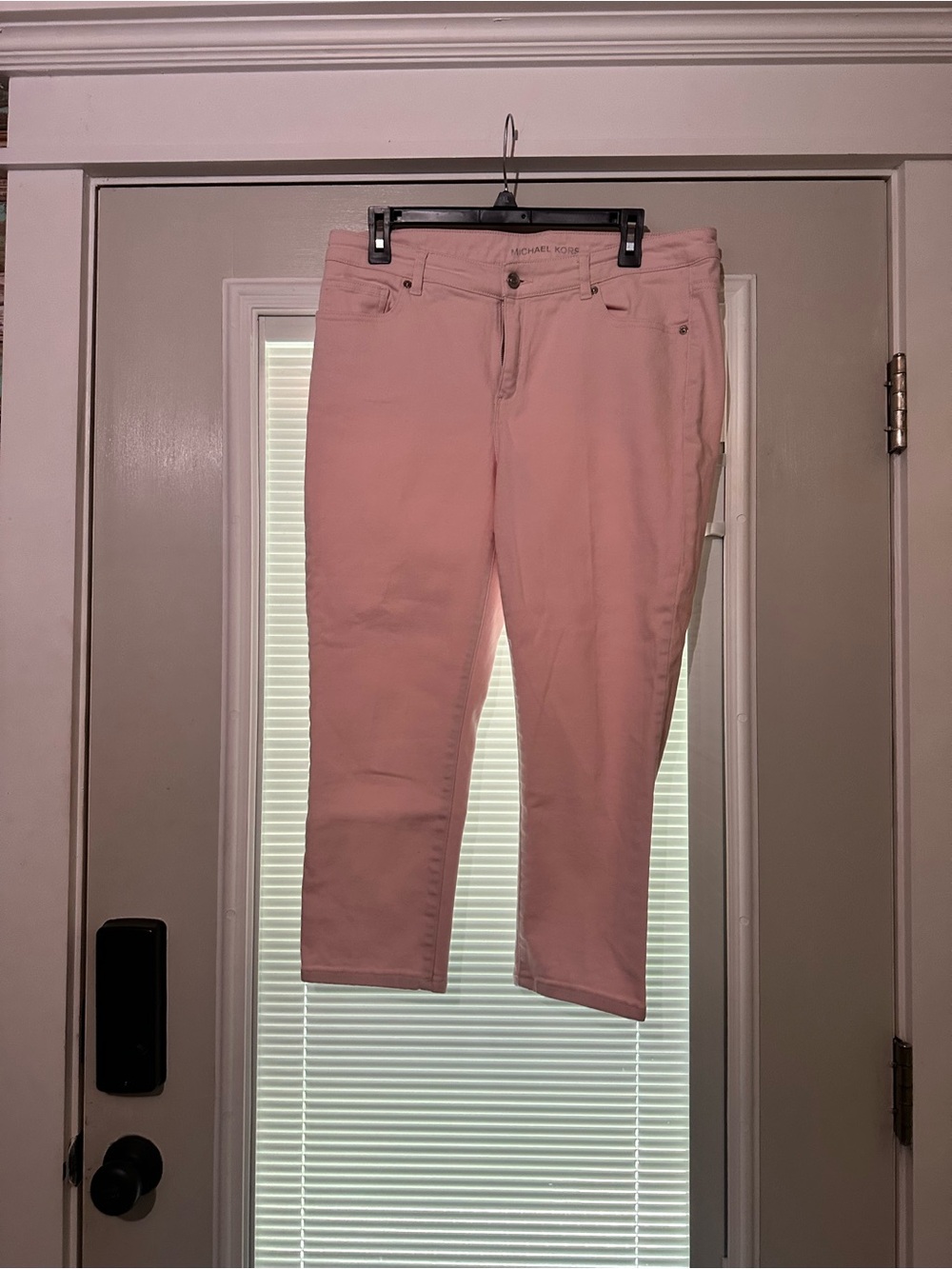 Michael Kors Blush Pink Cropped Jeans